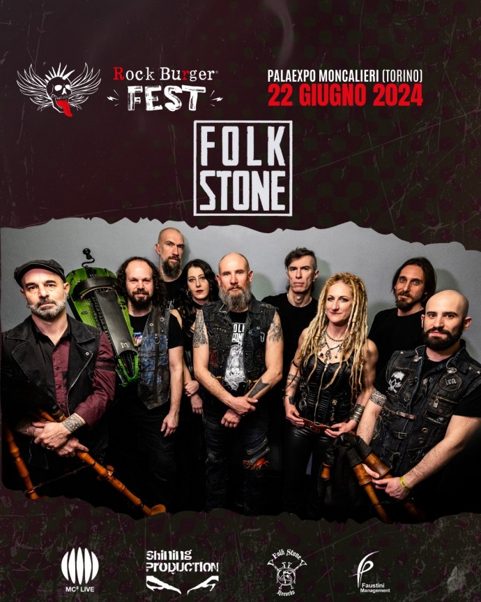 Rock Burger Fest - I Folkstone chiudono la line up della prima edizione - 22 giugno 2024, PalaExpo Moncalieri